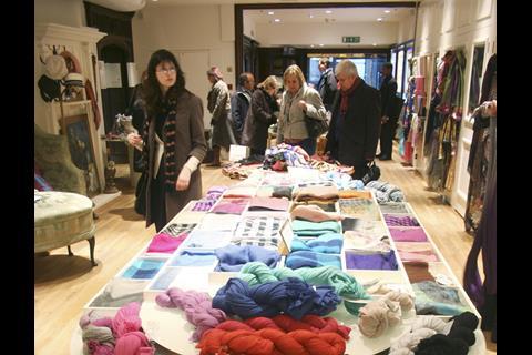 The old jewellery room is now a scarf area while jewellery is now in an atrium space at the heart of the store